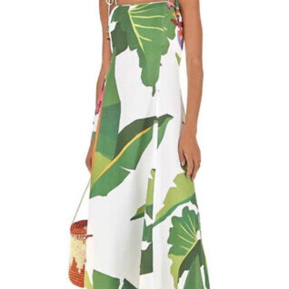 FARM RIO MIDI DRESS XS NWT - Picture 2 of 4